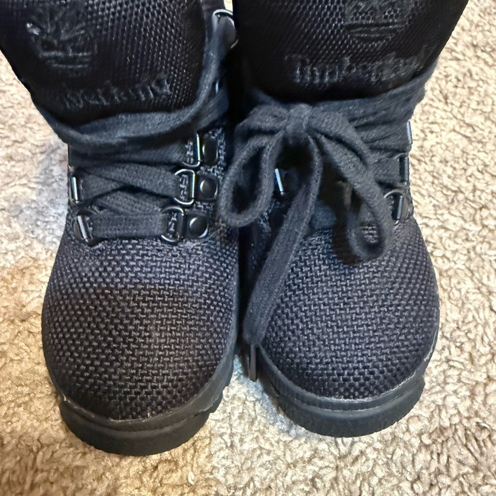 Timberland Kids Black Boots